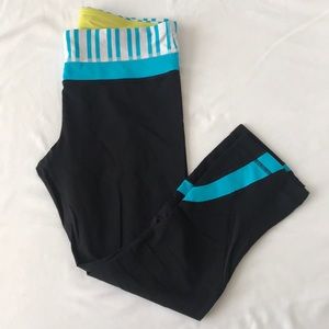 Lululemon crop running yoga pants